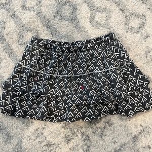 Black and white skort